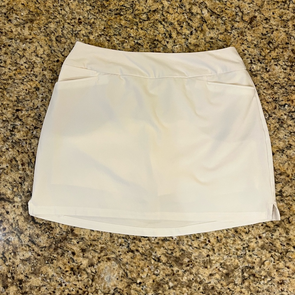 Adidas White/Light Pink Skirt Size Large!